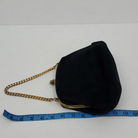 Vintage Coblentz bag velvet metal detail purse - Picture 9 of 10